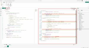 La vue TMDL (Tabular Model Definition Language) prévisualise les modifications des scripts en affichant un aperçu du modèle sémantique avant et après leur exécution, sous forme de différentiel de code TMDL